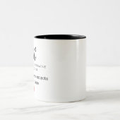AAC-Bewusstsein Zweifarbige Tasse (Mittel)