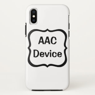 AAC-Etikett schwarz Case-Mate iPhone Hülle