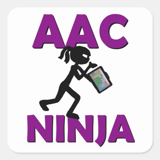 AAC Ninja Stickers (Vorderseite)