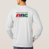 AAC Shusha, Azerbaijan Lang-Hülse T - Shirt (Rückseite)
