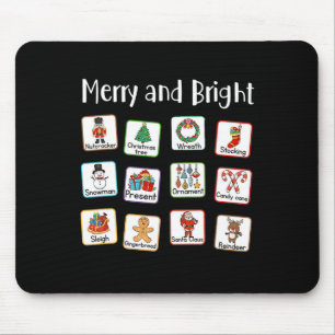 AAC SLP Christma, Therapeutin für gute und helle S Mousepad