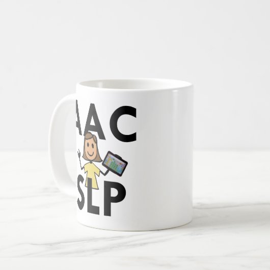 AAC SLP Frau-Tasse Kaffeetasse (Vorderseite Links)