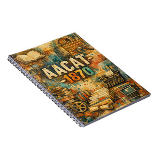 AACAT-1870 Archives Research Spiral Notebook Notizblock