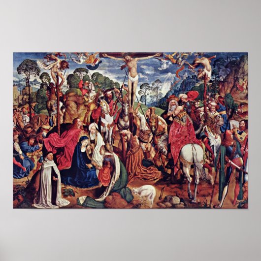 Aachen Altar (Passionstriptychon) Mittelfeld: Cr Poster (Vorne)