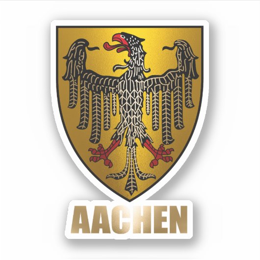 Aachen Aufkleber (Vorderseite)