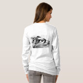 Aachen Band Cropper Tauben T-Shirt (Schwarz voll)