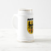 Aachen Bierglas (Vorderseite Links)