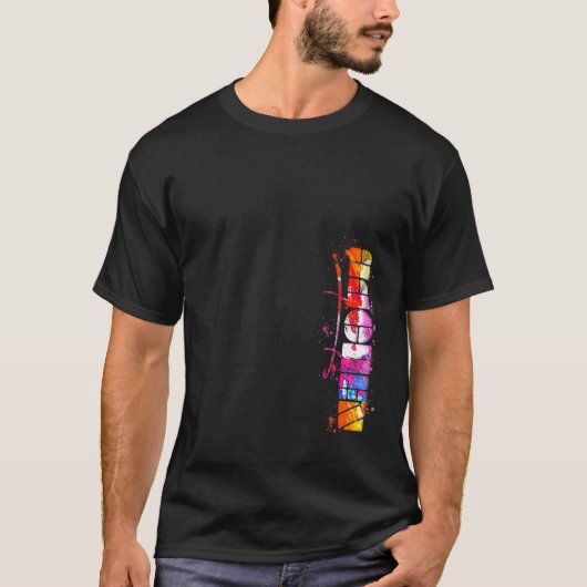 Aachen Cityscape Aachen Skyline T-Shirt (Vorderseite)