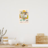 Aachen, Deutschland Druck Poster (Küche)