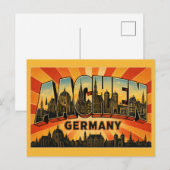 Aachen Deutschland Kathedrale Postkarte (Vorne/Hinten)