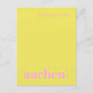 Aachen Deutschland moderner Urlaub Postkarte
