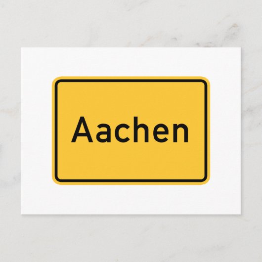 Aachen, Deutschland Postkarte (Vorderseite)