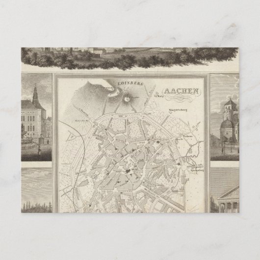 Aachen, Deutschland Postkarte (Vorderseite)