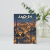 Aachen Deutschland Postkarte (Stehend Vorderseite)