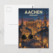 Aachen Deutschland Postkarte (Vorne/Hinten)