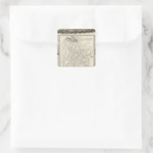 Aachen, Deutschland Quadratischer Aufkleber (Tasche)