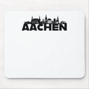 Aachen Germany Skyline Geschenkidee Mousepad