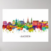 Aachen Germany Skyline Poster (Vorne)