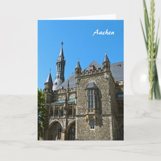 Aachen Greeting Card Karte (Vorderseite)