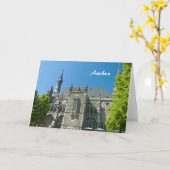 Aachen Greeting Card Karte (Gelbe Blume)