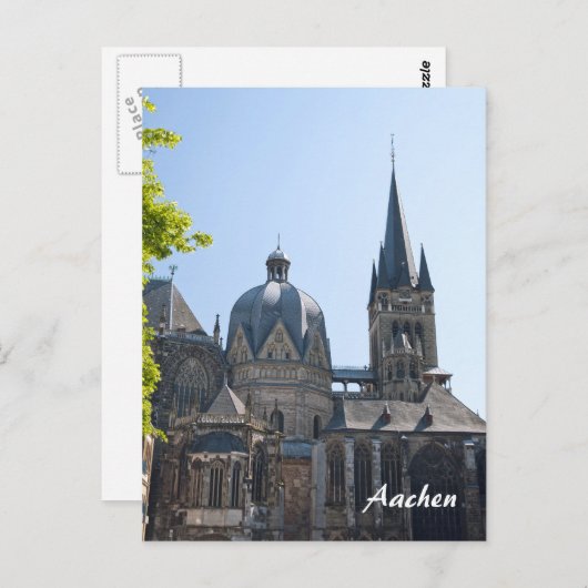 Aachen Postkarte (Vorne/Hinten)