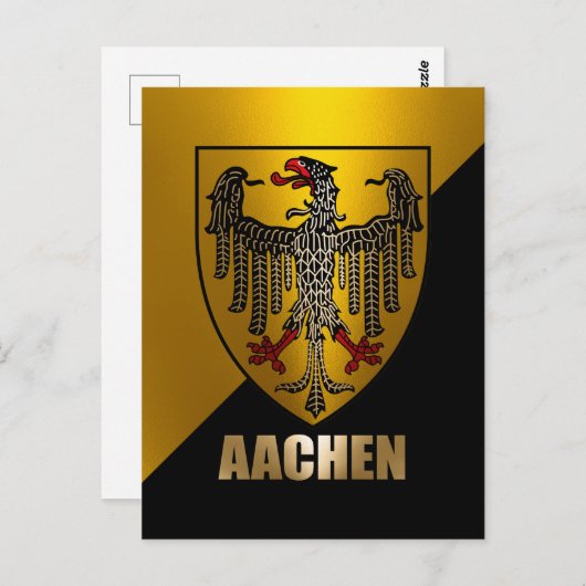 Aachen Postkarte (Vorne/Hinten)