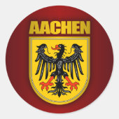 Aachen Runder Aufkleber (Vorderseite)