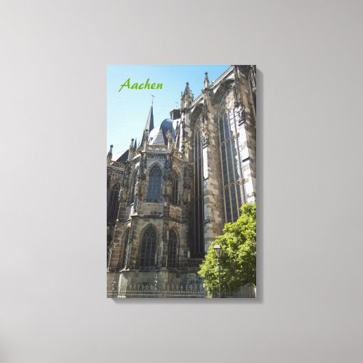 Aachen Wrapped Canvas Leinwanddruck (Vorderseite)