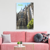 Aachen Wrapped Canvas Leinwanddruck (Insitu (Wohnzimmer))