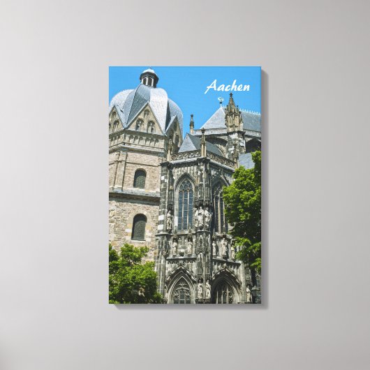 Aachen Wrapped Canvas Leinwanddruck (Vorderseite)
