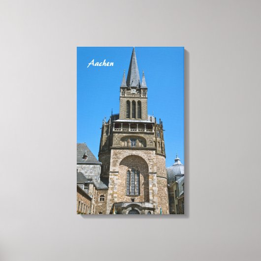 Aachen Wrapped Canvas Leinwanddruck (Vorderseite)