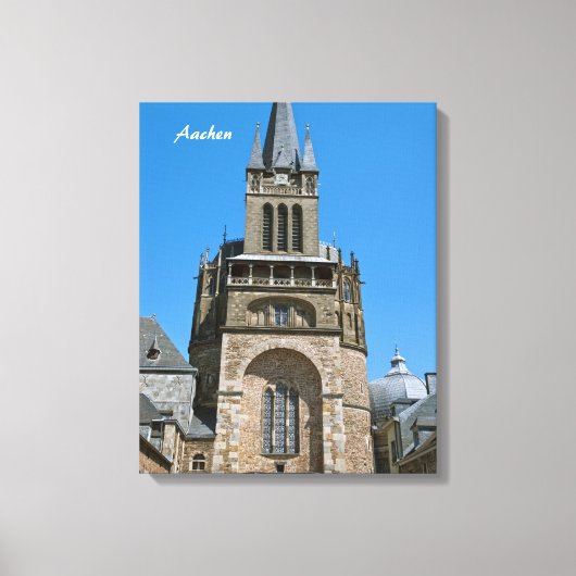 Aachen Wrapped Canvas Leinwanddruck (Vorderseite)