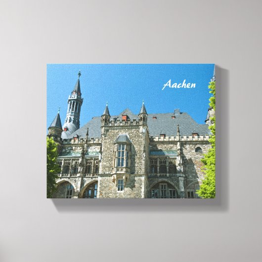 Aachen Wrapped Canvas Leinwanddruck (Vorderseite)