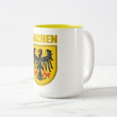 Aachen Zweifarbige Tasse (VorderseiteRechts)