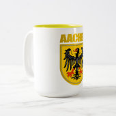 Aachen Zweifarbige Tasse (Vorderseite Links)