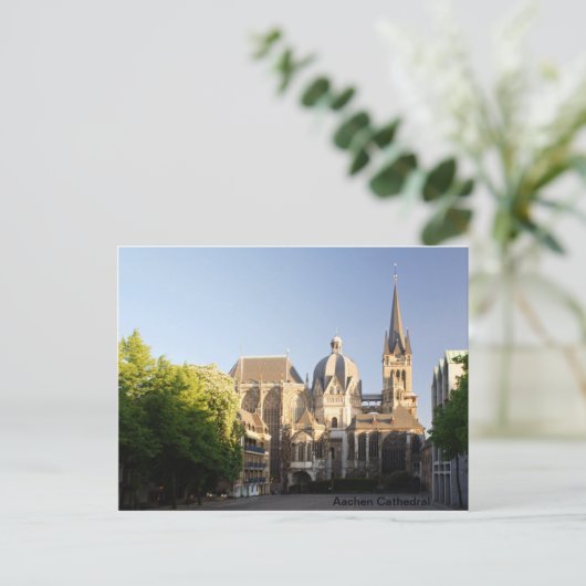 Aachener Dom, Aachen Deutschland Postkarte (Stehend Vorderseite)