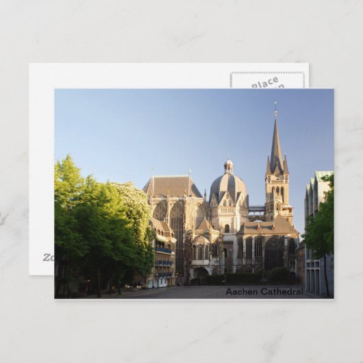 Aachener Dom, Aachen Deutschland Postkarte (Vorne/Hinten)
