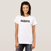 AADHYA Name T-Shirt | Personalisiertes Geschenk fü (Vorne ganz)