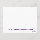 AAFA POSTKARTE (Rückseite)