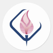 AAFCS-Aufkleber Runder Aufkleber (Vorderseite)