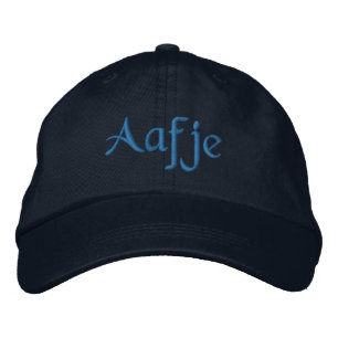 Aafje Personalisiert Blau bestickte Baseballkappe