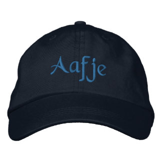 Aafje Personalisiert Blau bestickte Baseballkappe