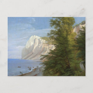 Aagaard Isle of Mon Chalk Cliffs Dänemark Malerei Postkarte