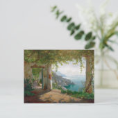 Aagaard Loggia Amalfi Italien Malerei Postkarte (Stehend Vorderseite)