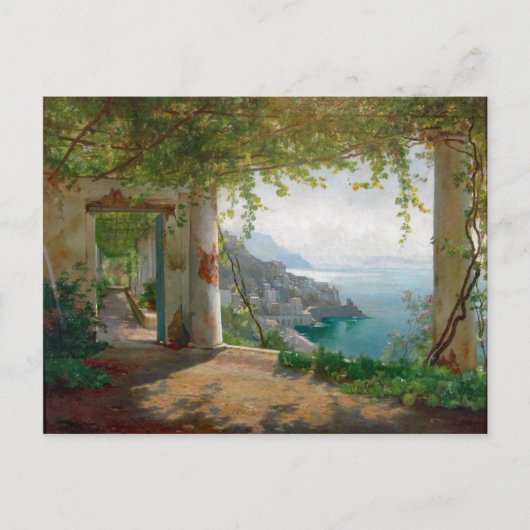 Aagaard Loggia Amalfi Italien Malerei Postkarte (Vorderseite)