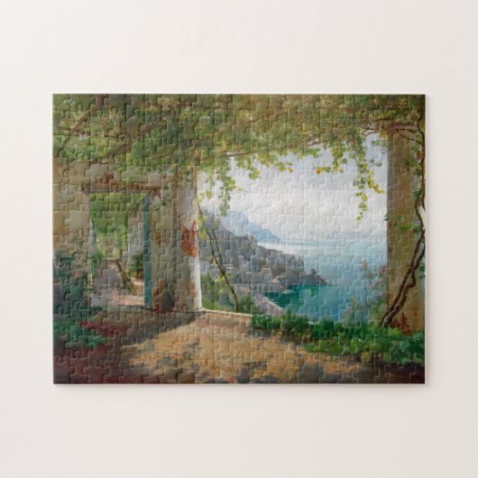Aagaard Loggia Amalfi Italien Malerei Puzzle (Horizontal)
