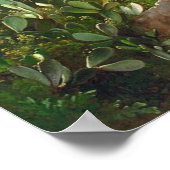 Aagaard Ruins Monte Ätna Landschaftsbild Malerei Poster (Ecke)