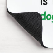 Aagy ist mein Hund Mousepad (Ecke)