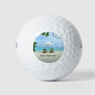 Aah... Pensionierung. Golfball