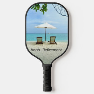 Aah... Pensionierung. Pickleball Schläger